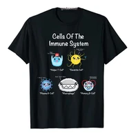 immune system cells biology cell science humor immunologist t shirt customized products humor funny graphic tee tops