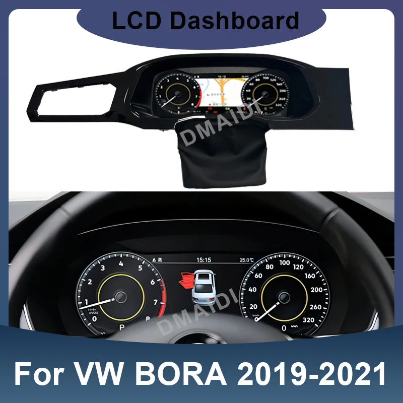 2023 Latest Smart Speedmeters Dashboard For Volkswagen BORA 2019-2021 LCD Meter Instrument Cluster Virtual Cockpit