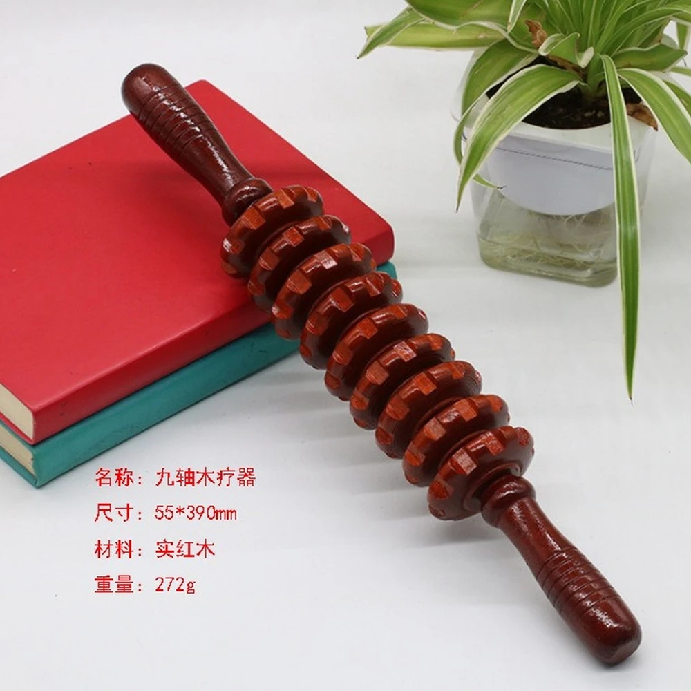 

Wood therapy massage rolling stick home scraping stick a general-purpose rushing stick exercise stick meridian dredging massage
