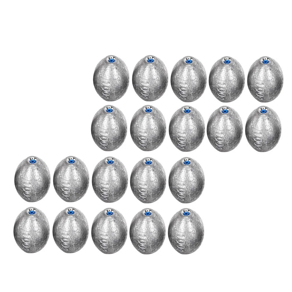 

20pcs Fishing Lead Weights Portable Fishing Weights Fishing Tools for Outdoor