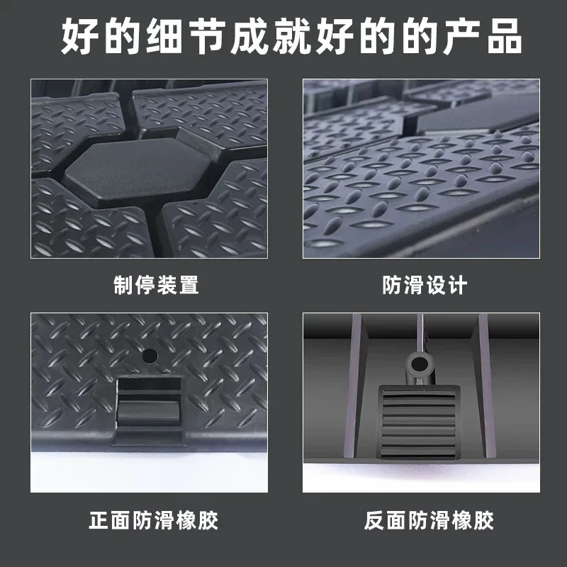 1 пара черная противоскользящая рампа для ремонта и обслуживания автомобиля 2500