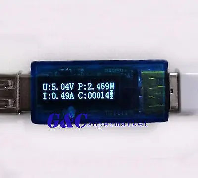 

OLED USB-устройство для зарядки тока и напряжения, 1 шт.