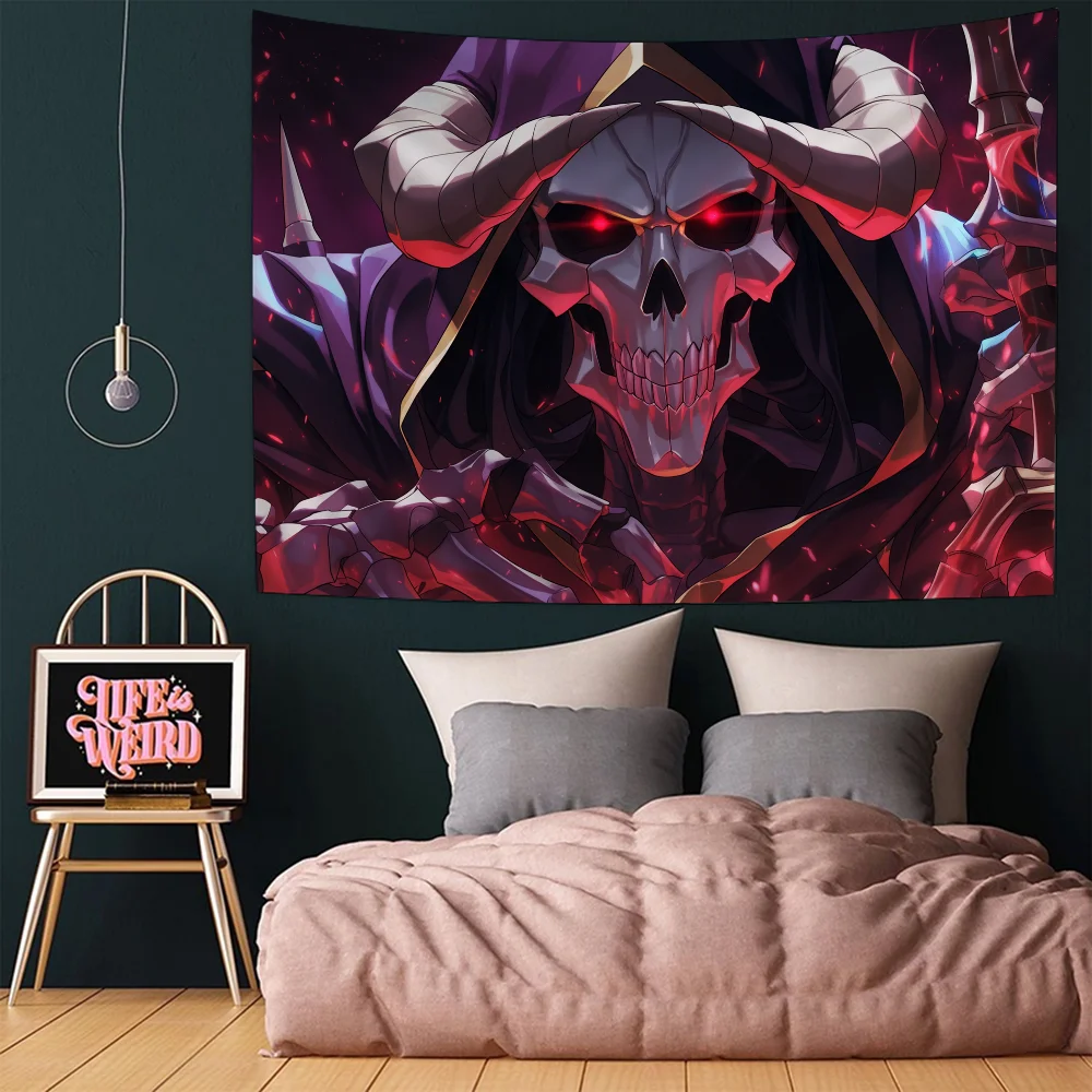 Overlord красочный гобелен настенный хиппи цветок настенные ковры Декор в общежитии