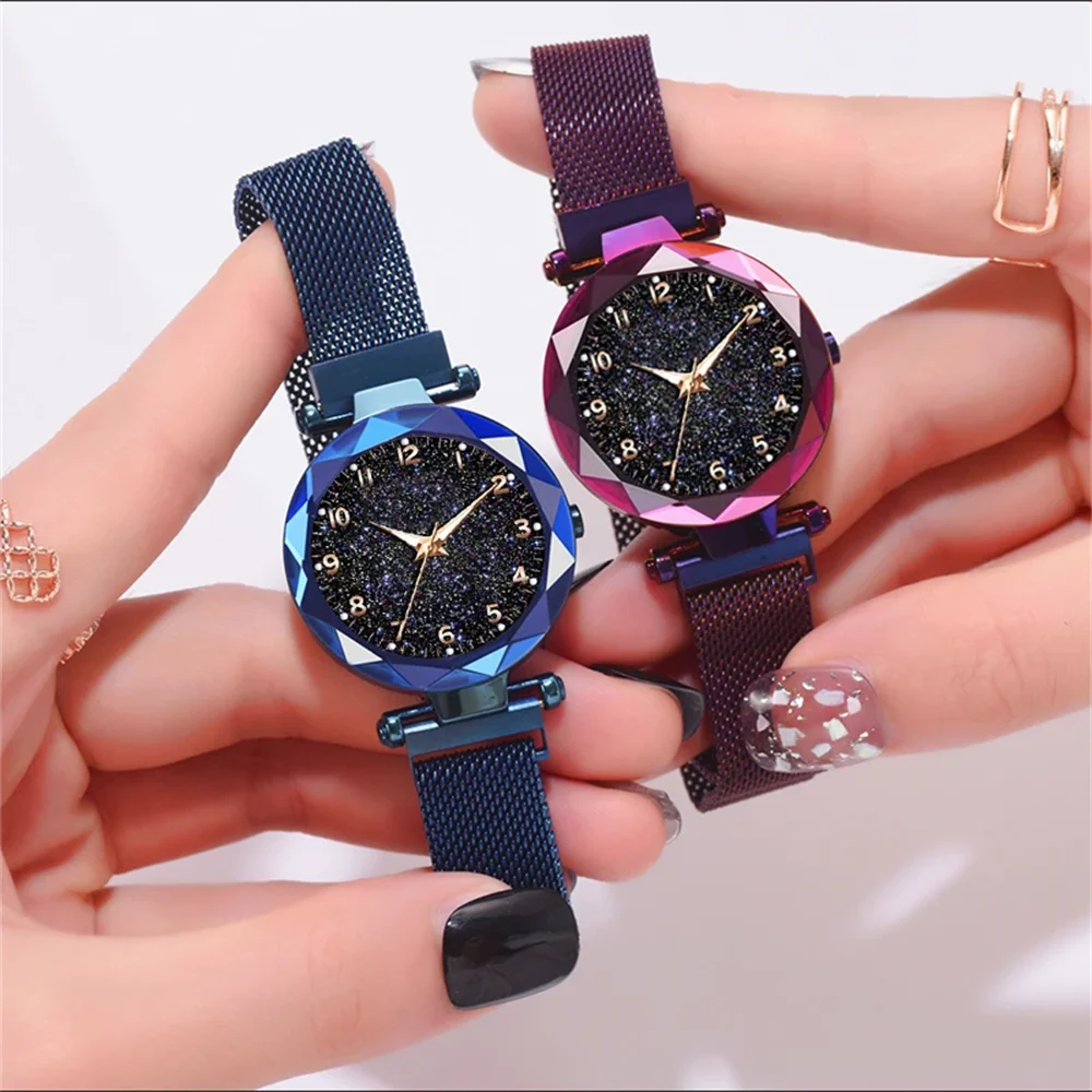 Women Watches Luxury Magnetic Starry Sky Female Clock Quartz Wristwatch Fashion Ladies Wrist Watch reloj mujer relogio feminino enlarge