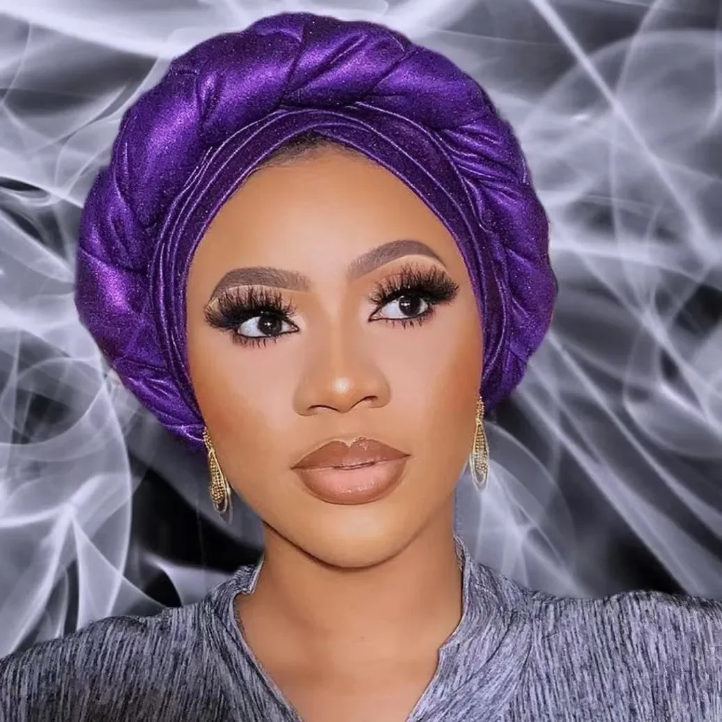 2024 тюрбан хиджаб для женщин лето-осень мусульманский головной убор Африканский