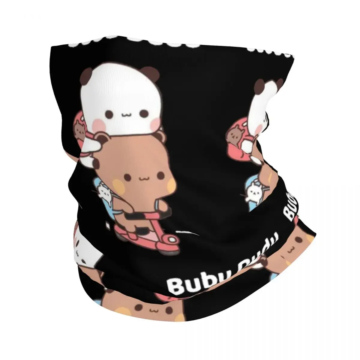 Шарф-маска Bubu и Dudu унисекс теплая повязка на голову с принтом защитой от ветра для