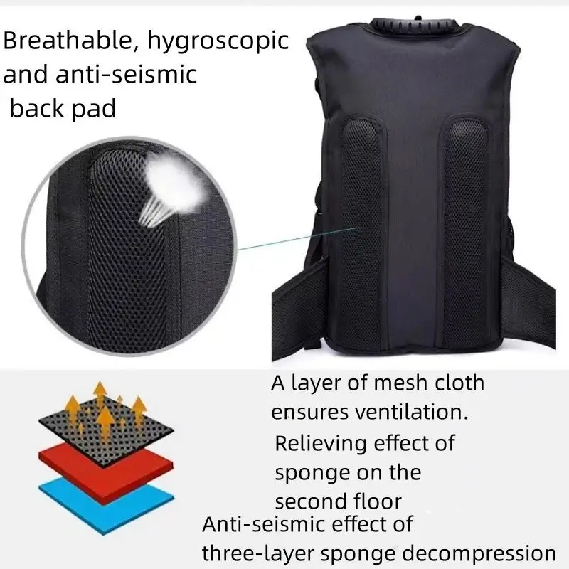 Plecak Rozrywka o dużej pojemności Nowy studencki plecak na komputer Wielofunkcyjna torba podróżna