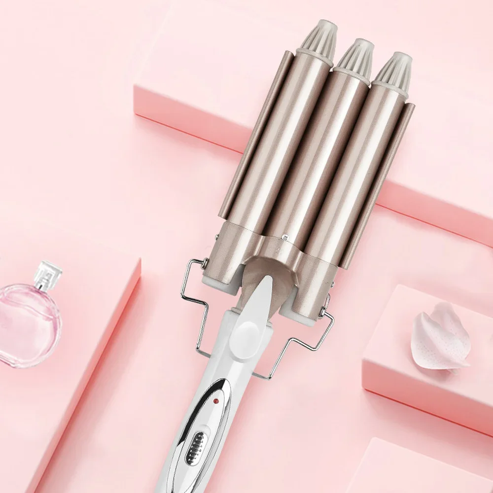 Профессиональная керамическая завивка с тремя трубками тройной цилиндр