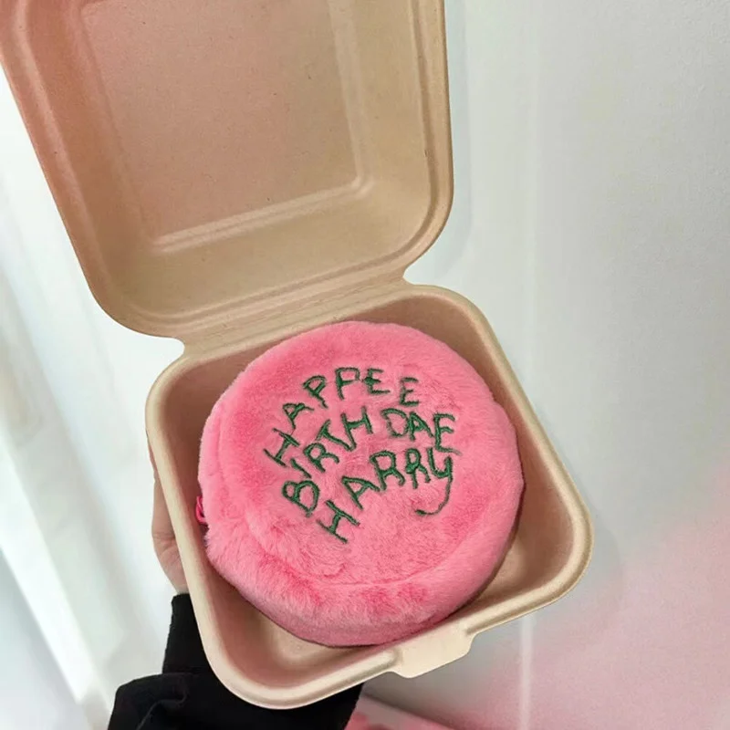 

Новый и милый кошелек, миниатюрный Кошелек для монет, сумка для монет 7*7 см, плюшевая сумка для хранения для удаления волос, сумка для хранения наушников, плюшевая сумка для хранения