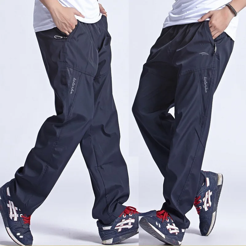 

2023 Sportswear Joggers Outside Men's Casual Pants Quickly Dry Breathable Male Pants Men Trousers & Sweatpants Active Pants 6XL