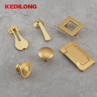 furniture hardware modern simple gold handle kitchen cabinet zinc alloy knob drawer wardrobe light luxury handle