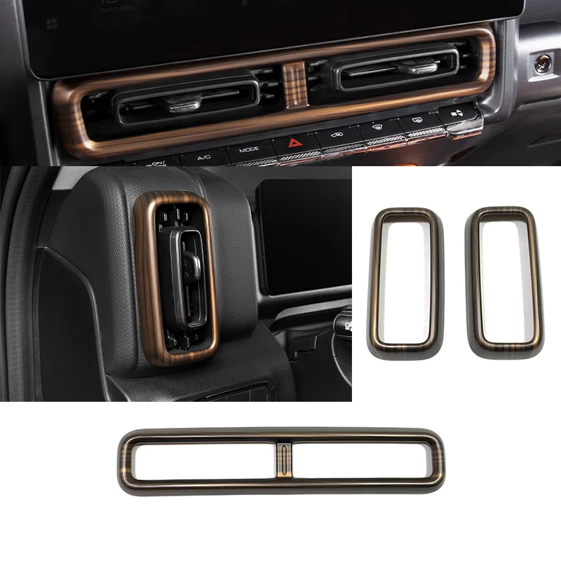 

Для GWM HAVAL H9 2024 2025 деревянное зерно, внутренние украшения, крышка панели шестерни, кондиционер, оконный подъемник, панель переключателя, отделка