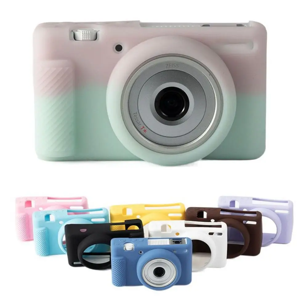 Силиконовый защитный чехол для камеры портативная Противоударная сумка Sony Black Card