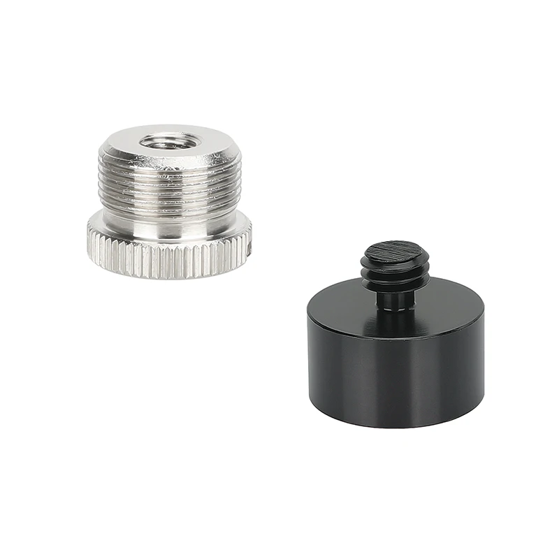

CAMVATE 5/8"-27 to 3/8"-16 & 1/4"-20 to 5/8"-27 Screw Adapter Packs For Camera Accessories Audio Recorder Microphone Mic Stand