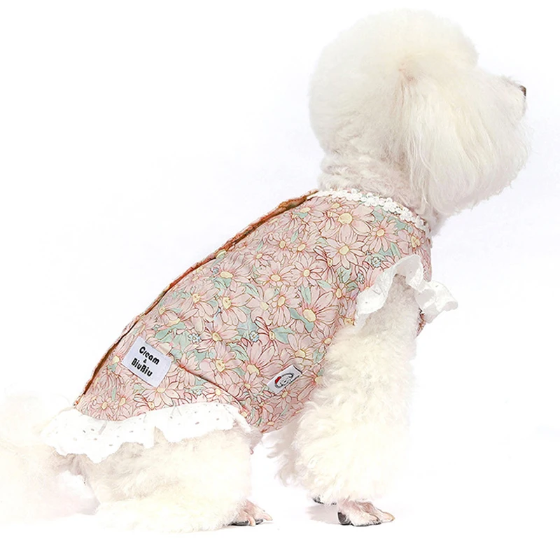 

Cute Dog Dress Pomeranian Clothes Schnauzer Maltese Yorkies Poodle Shih Tzu Bichon Dog Clothing Small Puppy Pet Skirt Costumes