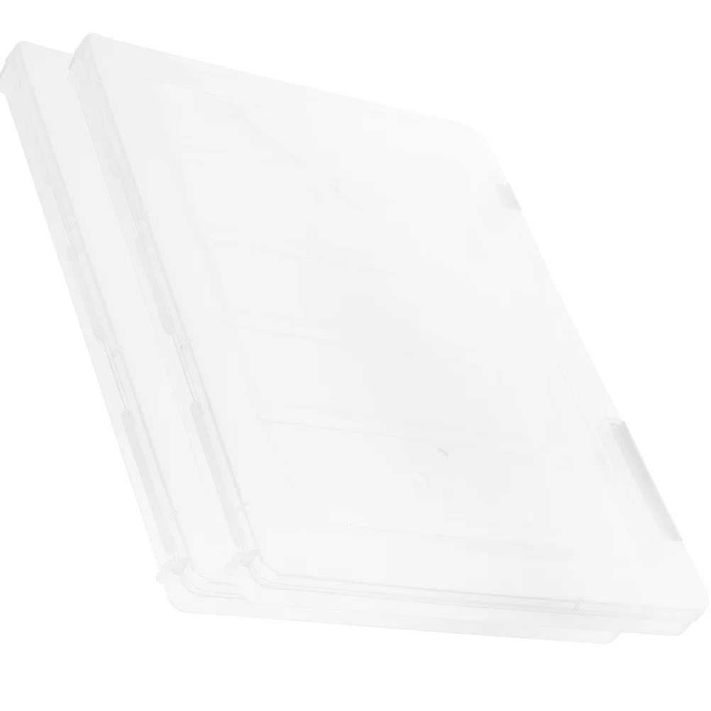 

File Storage Box Magazines Paper Protector Holder Container Case Document Organizer