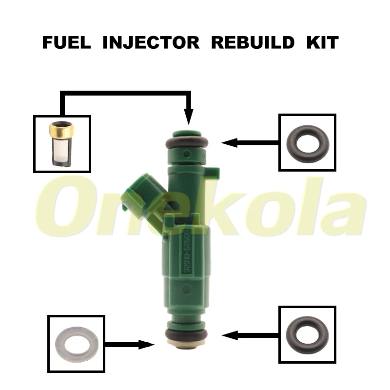 

Fuel Injector Seal O-Ring Kit Seals Filters for Hyundai Sonata Kia Optima Rondo Magentis 2.4L 35310-25200