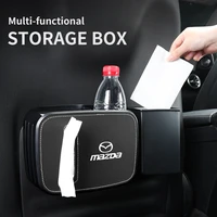 car seat back multifunctional tissue storage box for mazda 6 3 5 2 cx5 cx7 323 demio axela atenza cx9 mx3 mx5 rx8 rx7 mx30 cx30