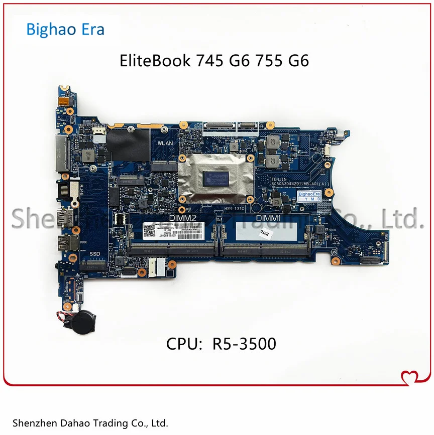 

L62295-001 L62295-601 For HP EliteBook 745 G6 755 G6 Laptop Motherboard With R5-3500 CPU 6050A3044201-MB-A01 100% Fully Tested