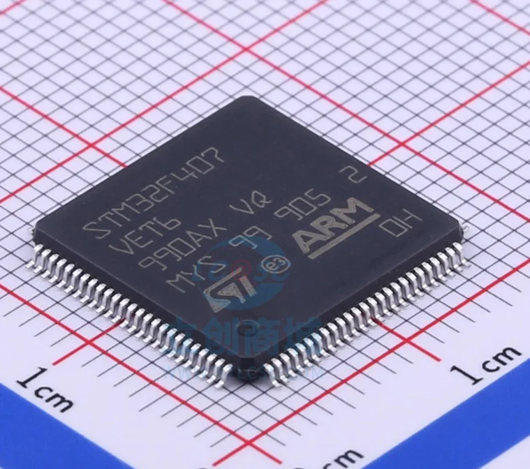 

100% New Original 1 pcs/lote Stm32f407vet6 Stm32f407