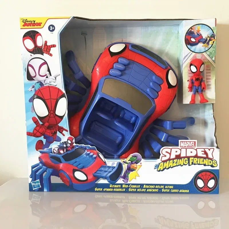 Marvel Spider Man And His Amazing Friends Upgrade Suit Spidey Pvc Action Figure Collectable Model Toy Doll Kids Gift