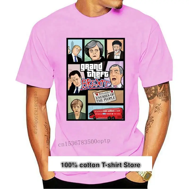 

Camiseta GTA Brexit para hombre, color blanco, talla S-2XL, nueva