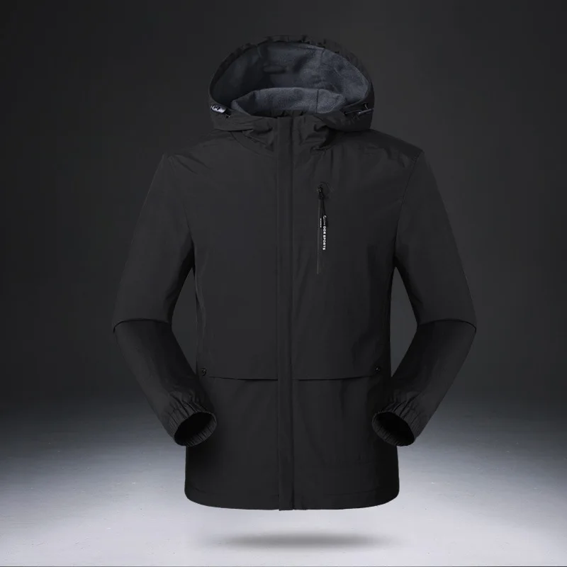 2022 Winter New Luxury Fashion Men's Windbreaker Waterproof Jacket Men's Jacket Boutique Clothing Simple Style