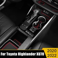 car gate slot pad mats for toyota highlander kluger xu70 2020 2021 2022 accessories auto door groove interior non slip dust mats