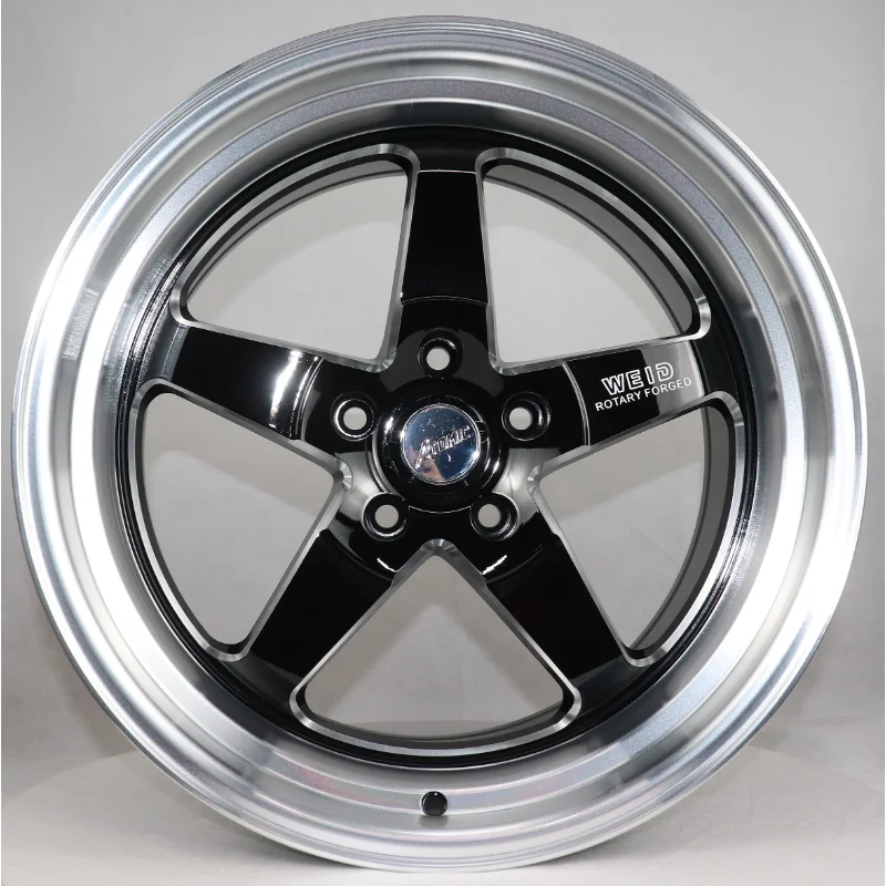 

Alloy Wheels 5 Holes 5x114.3 Passenger Car Wheel Rims Factory Hot Sale 17 18 Inch Aluminium Gloss Black with Machine Face CN;JIN
