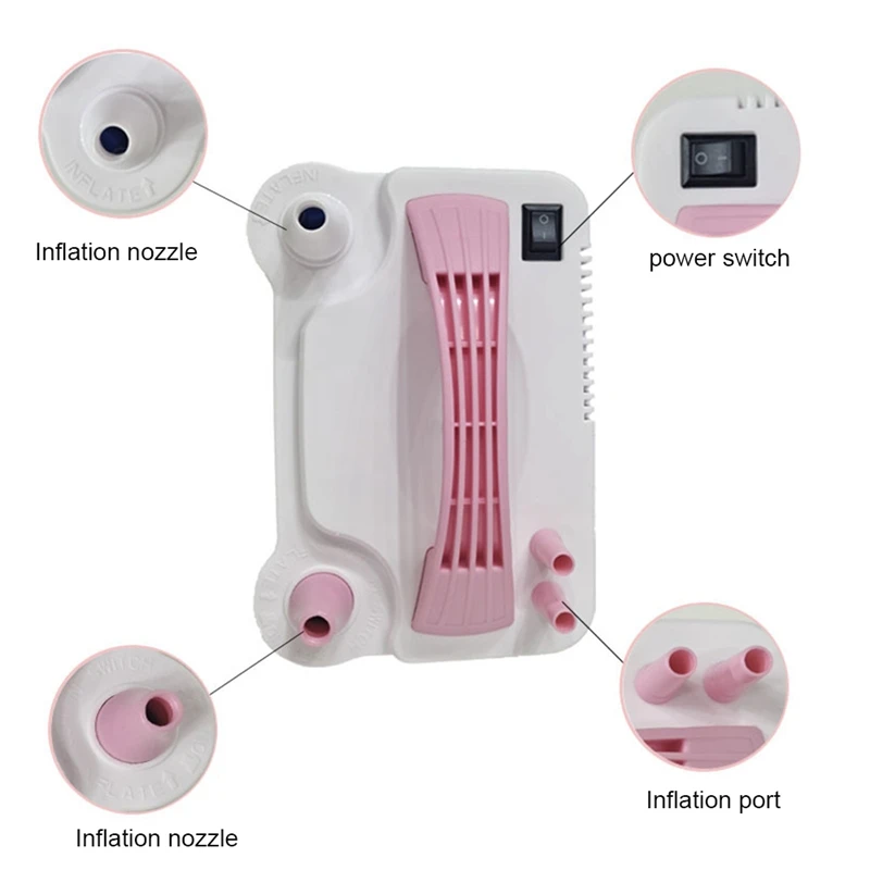 Электрический насос для надувания воздушных шаров с двумя отверстиями