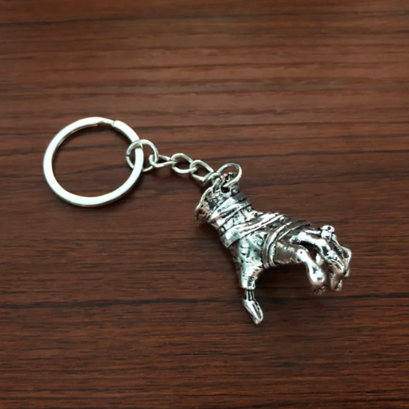 Готический зомби телефон бандаж пальмы Oddities Скелет Палец Брелок ведьма