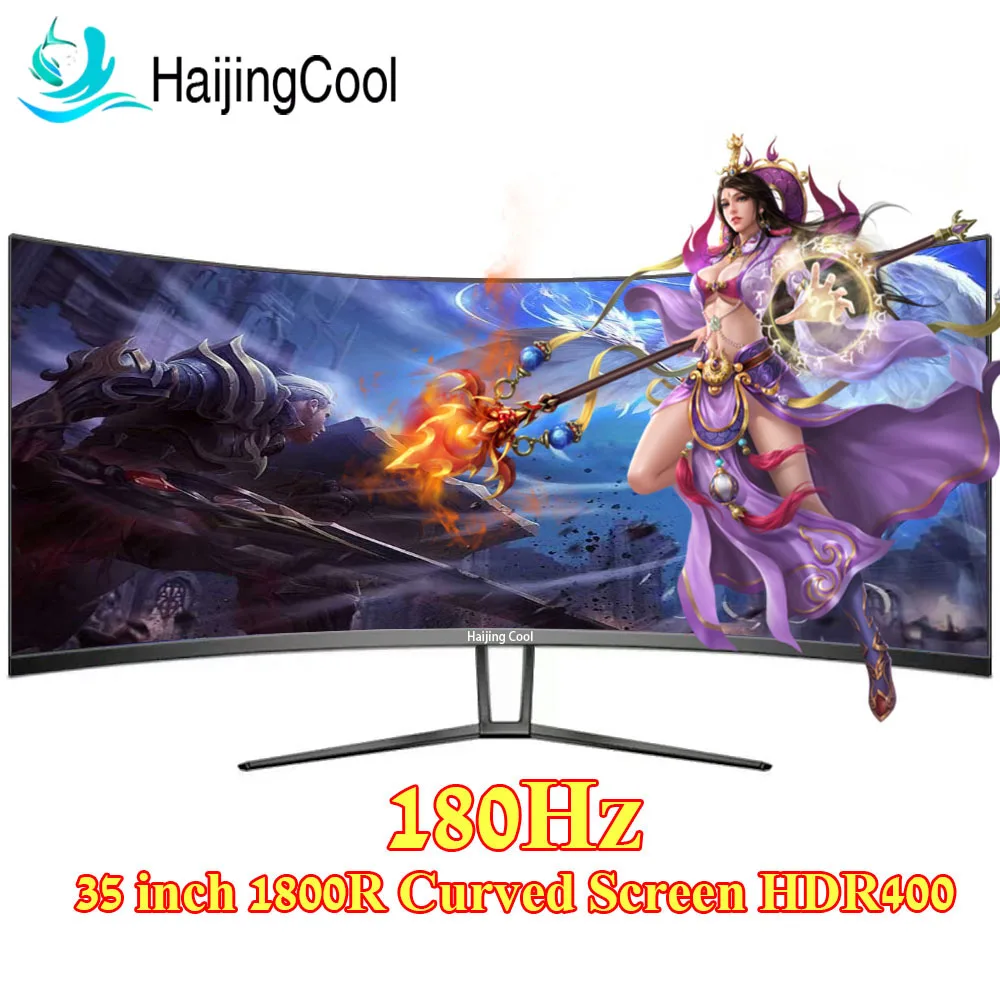 Haijing Cool 35 Inch Monitor 180HZ Wide Display 21:9 4K 144H