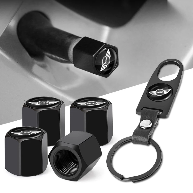 Автомобильная эмблема крышка на стержень клапана шины, автомобильный брелок для мини медного холодильника One F56 R56 R57 R58 R59 R60 JCW Countryman Clubman