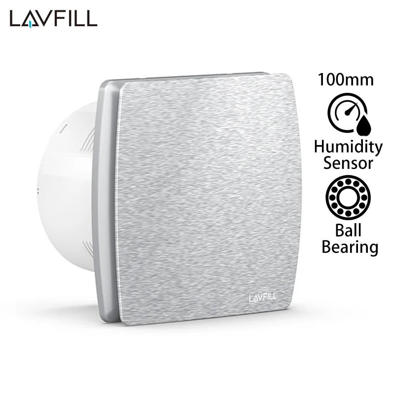 

Duct 4" 6" 100mm 150mm 230V Ball Bearing Motor Shower Bathroom Extractor Ventilator Fan with Humidity Sensor Timer Back Valve