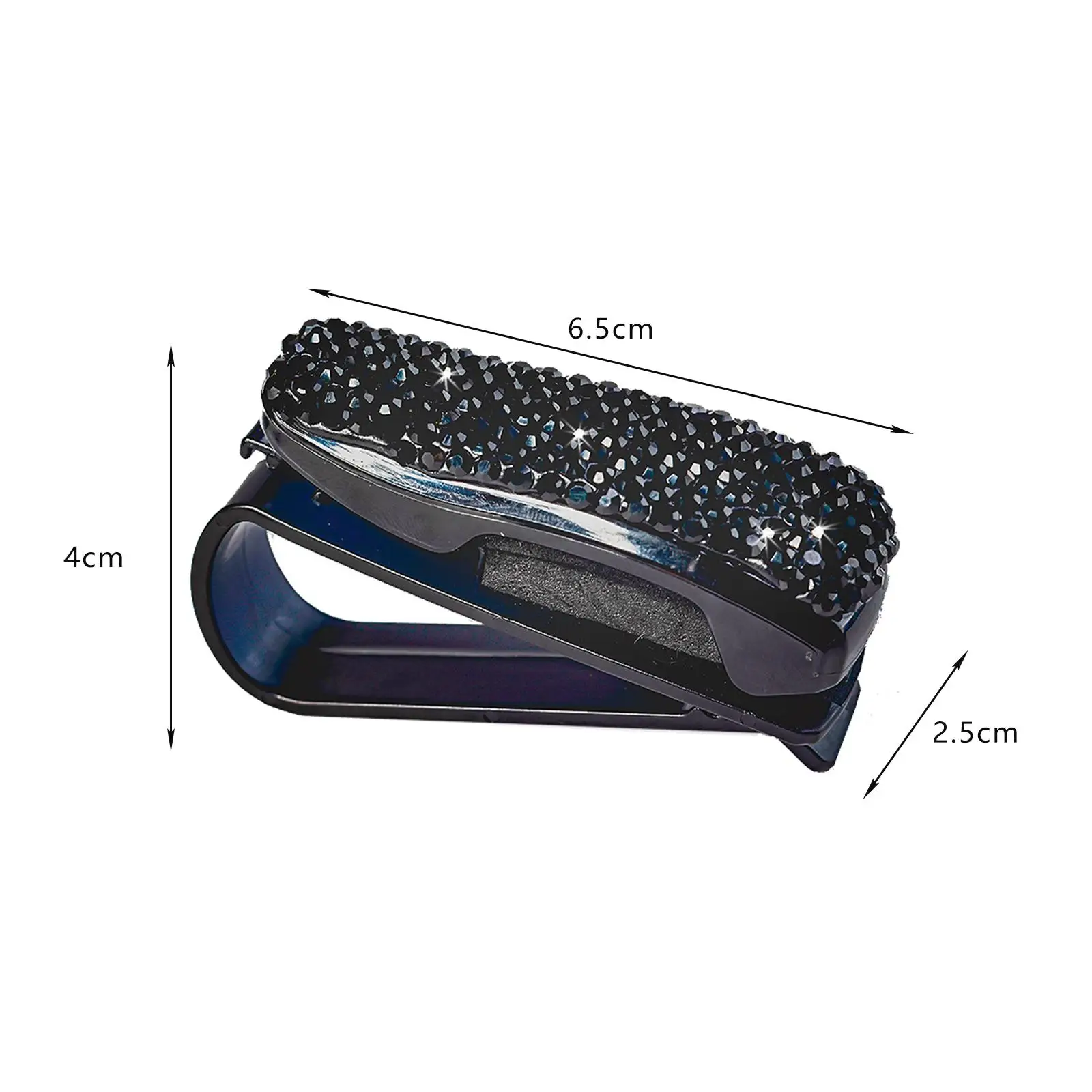 Сияющий автомобильный держатель для очков органайзер хранения прочное модное