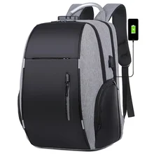 Men Backpacks Anti-Theft 22L USB Charging Travel Backpack 15.6 Inch Laptop Backpacks Male Waterproof Outdoor Sport School Bag