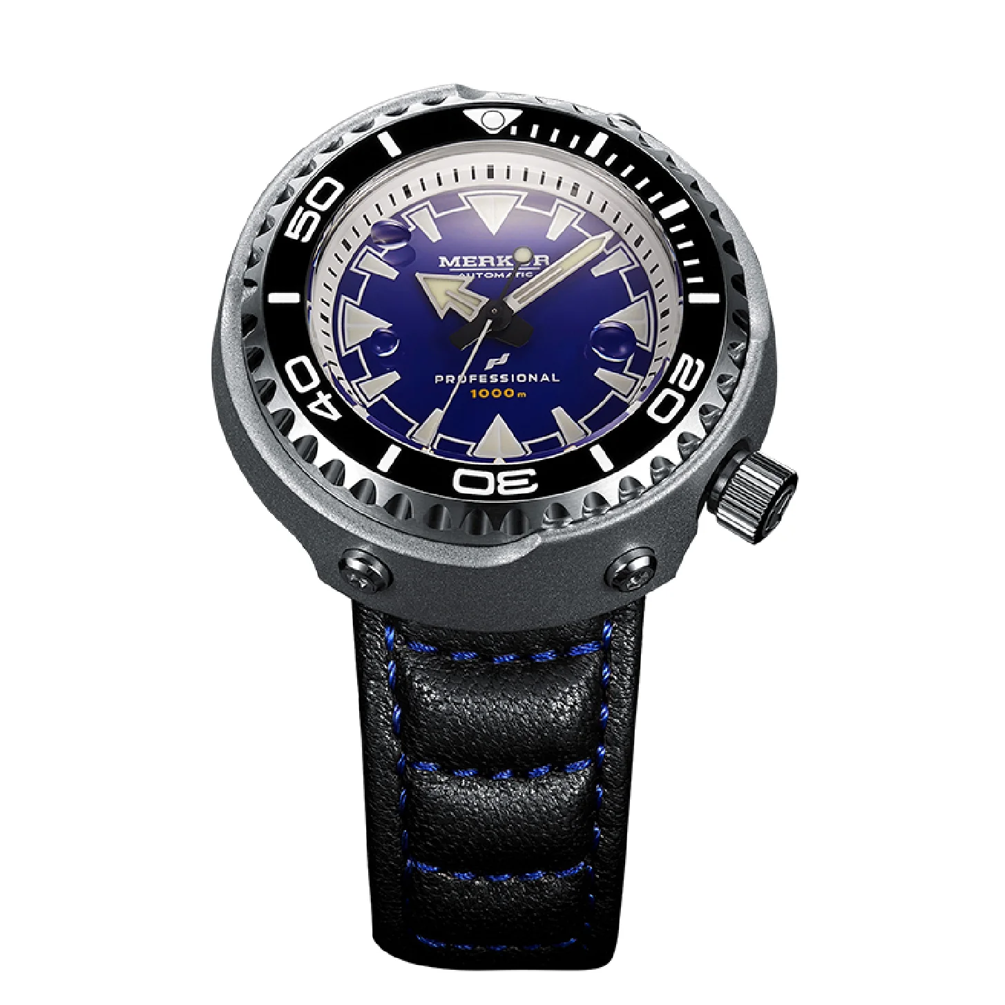 

MERKUR 47MM MONOBLOCK TUNA Original Design Sapphire Ceramic Bezel Japan NH35 Automatic Vinatge Homage Dive Men��s Luxury Watch
