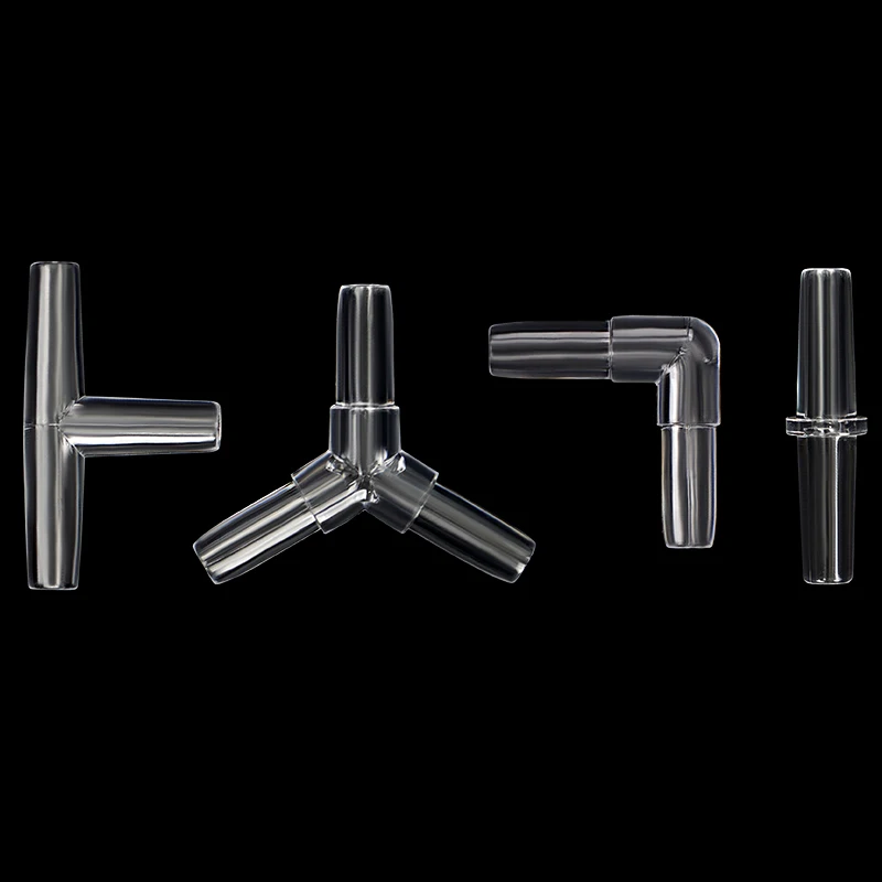 10 шт./партия прозрачные трубки для аквариума 4 см