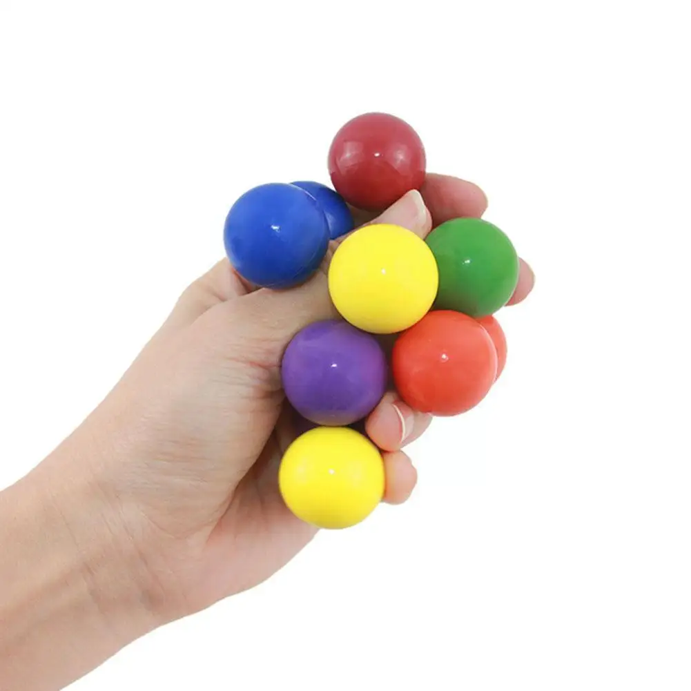 

Magic Beaded Decompression Ball Fidget Puzzle Ball Spinning Toys Novelty Creative Stress Relieve Toys for Kids Adults Birth N7G7