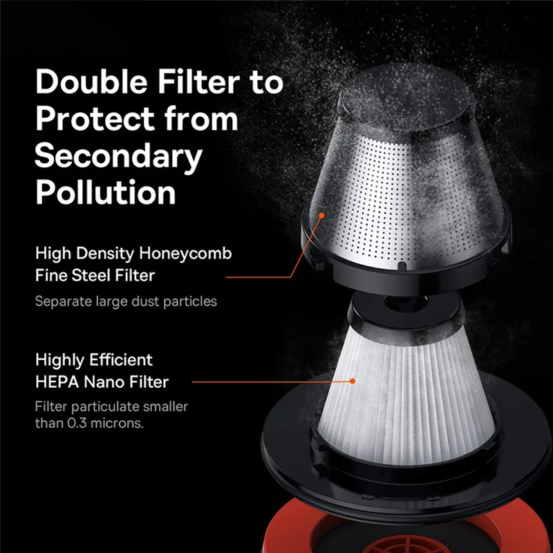 $79.99 Baseus A7 Wireless Car Vacuum Cleaner 6000Pa w 500ml Dust Capacity For Household Auto Cleaning Portable Handheld Vacuum Cleaner