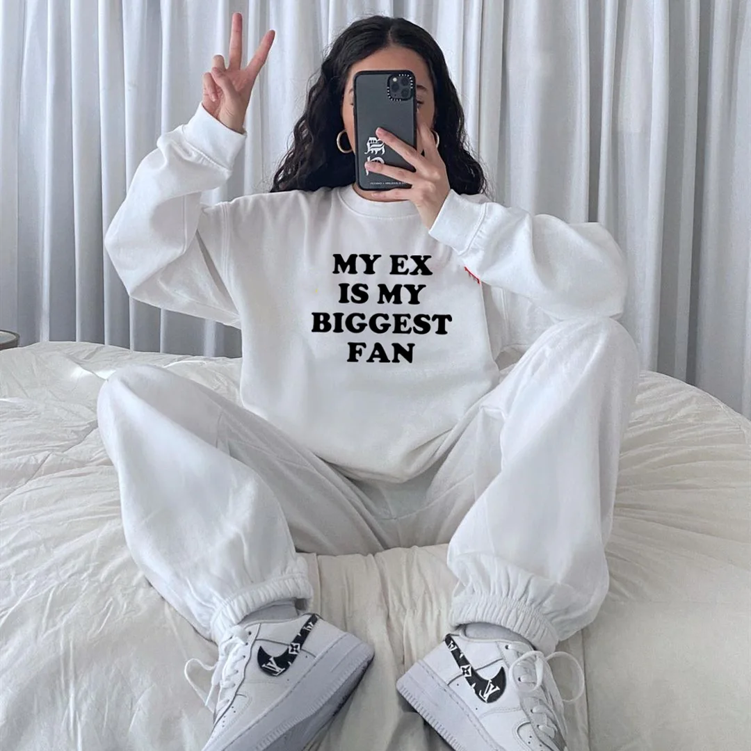 Женская толстовка с принтом My Ex-мой