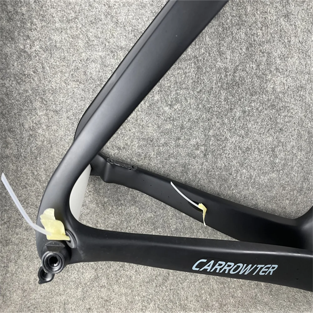 2024 новая карбоновая рама с краской UD матовая для шоссейного велосипеда трещина