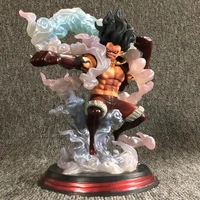 one piece snakeman luffy hand made max model pop four block luffy hand made model decoration toys animation surrounding