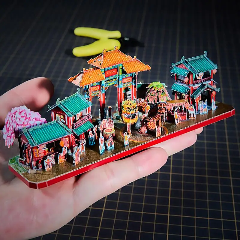 3D трехмерная головоломка железное искусство металлическая конструкция Сборная