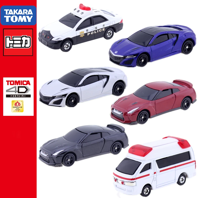 

Литой автомобиль Takara TOMY Tomica 4D Honda NSX Nissan GTR New Blue Pearl Sound, популярные детские куклы