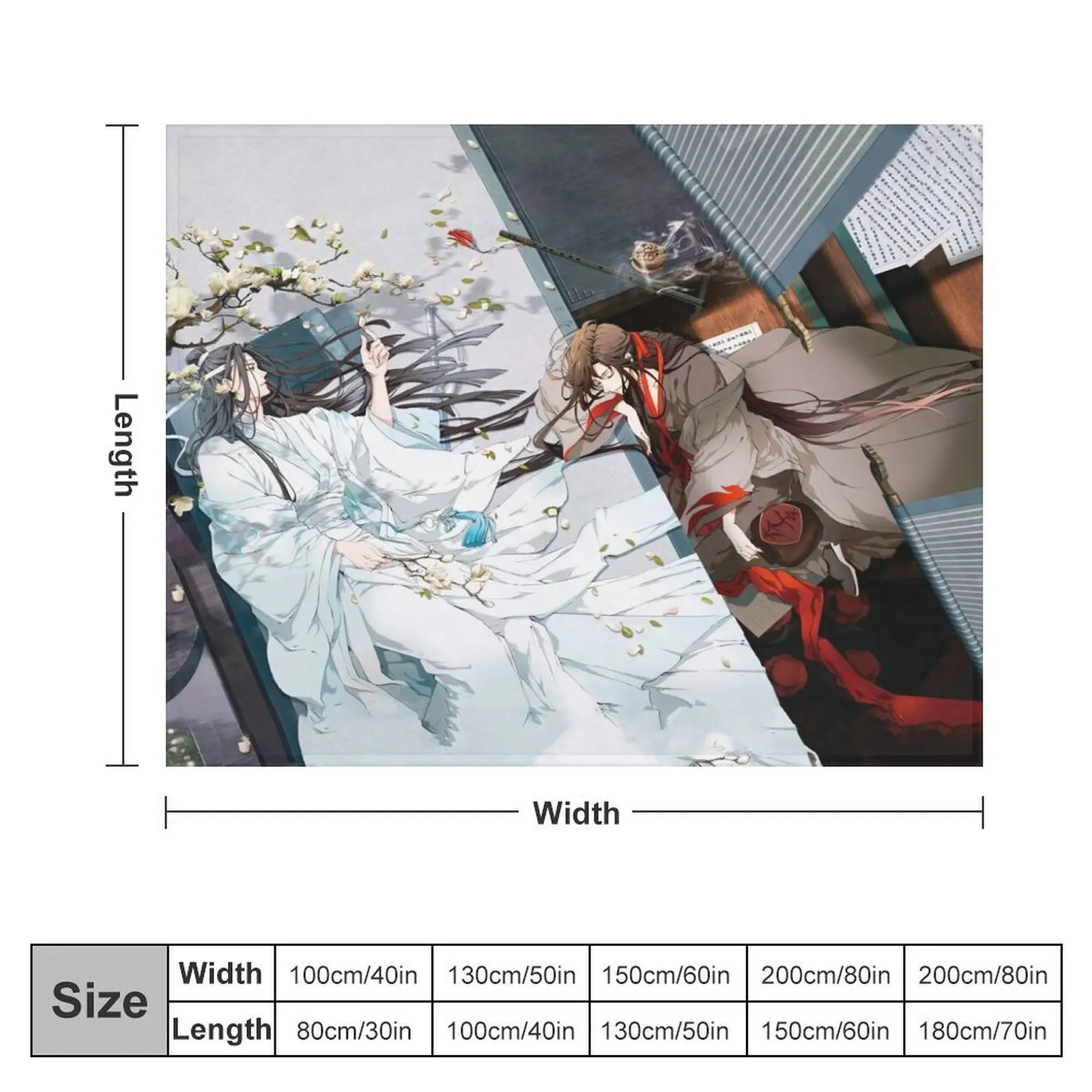 Wangxian в гусу Lan плед одеяло кровать модные декоративные пледы одеяла