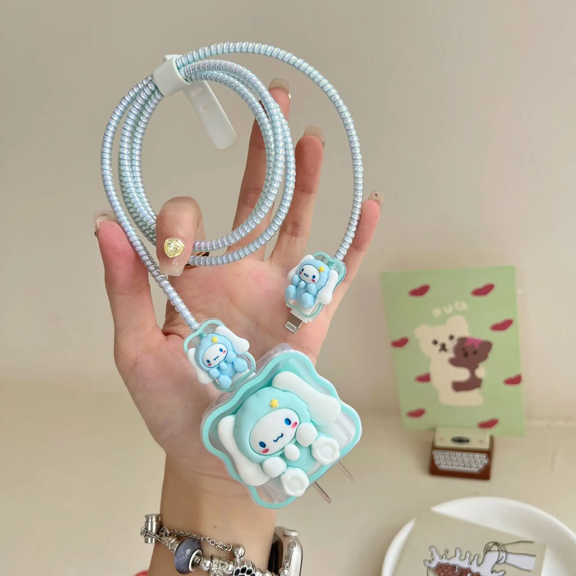 Новый защитный чехол с кабелем для передачи данных Cinnamoroll Sanrio 18 Вт/20 Вт Iphone 13