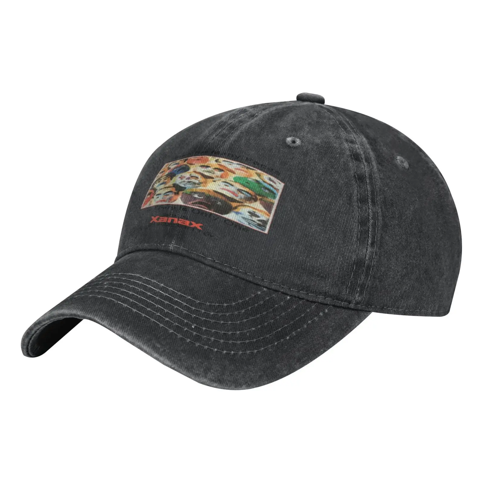 

Anxiety Has Many Faces Men's Cap Bucket Hat Cowboy Summer Fishing Winter Hat Cap For Men Woman Beret Satin Cap Beanies For Men