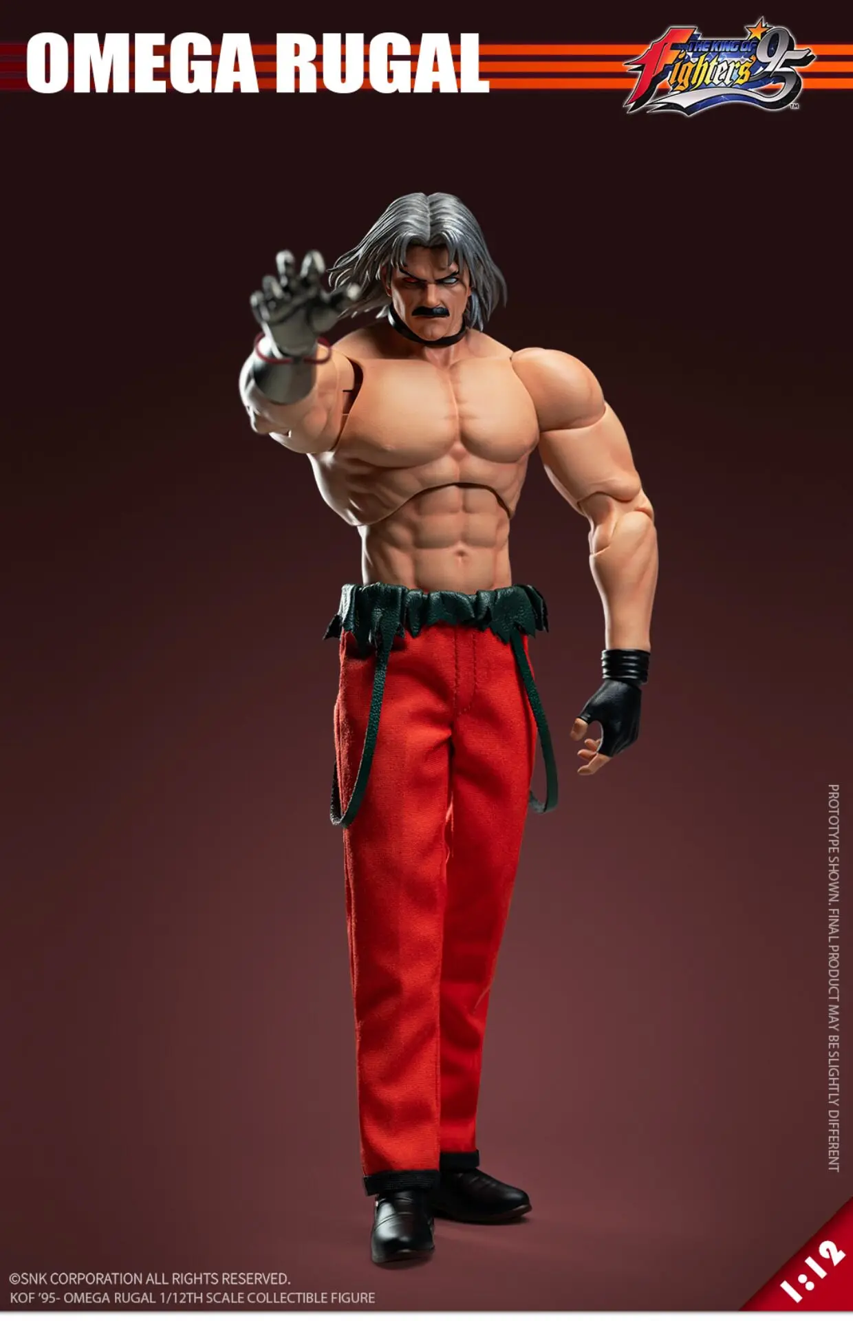 Фото В наличии: Коллекционная фигурка TUNSHI STUDIO OMEGA RUGAL BERNSTEIN, модель 1/12 масштаба, The King of Fighters 95 KOF95 №2