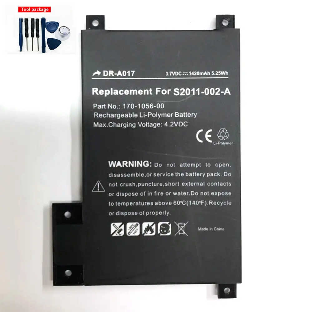 

1420mAh Original size battery For Amazon Kindle Touch 6" eReader D01200 DR-A014 170-1056-00 S2011-002-A For kindle 5 Batteries